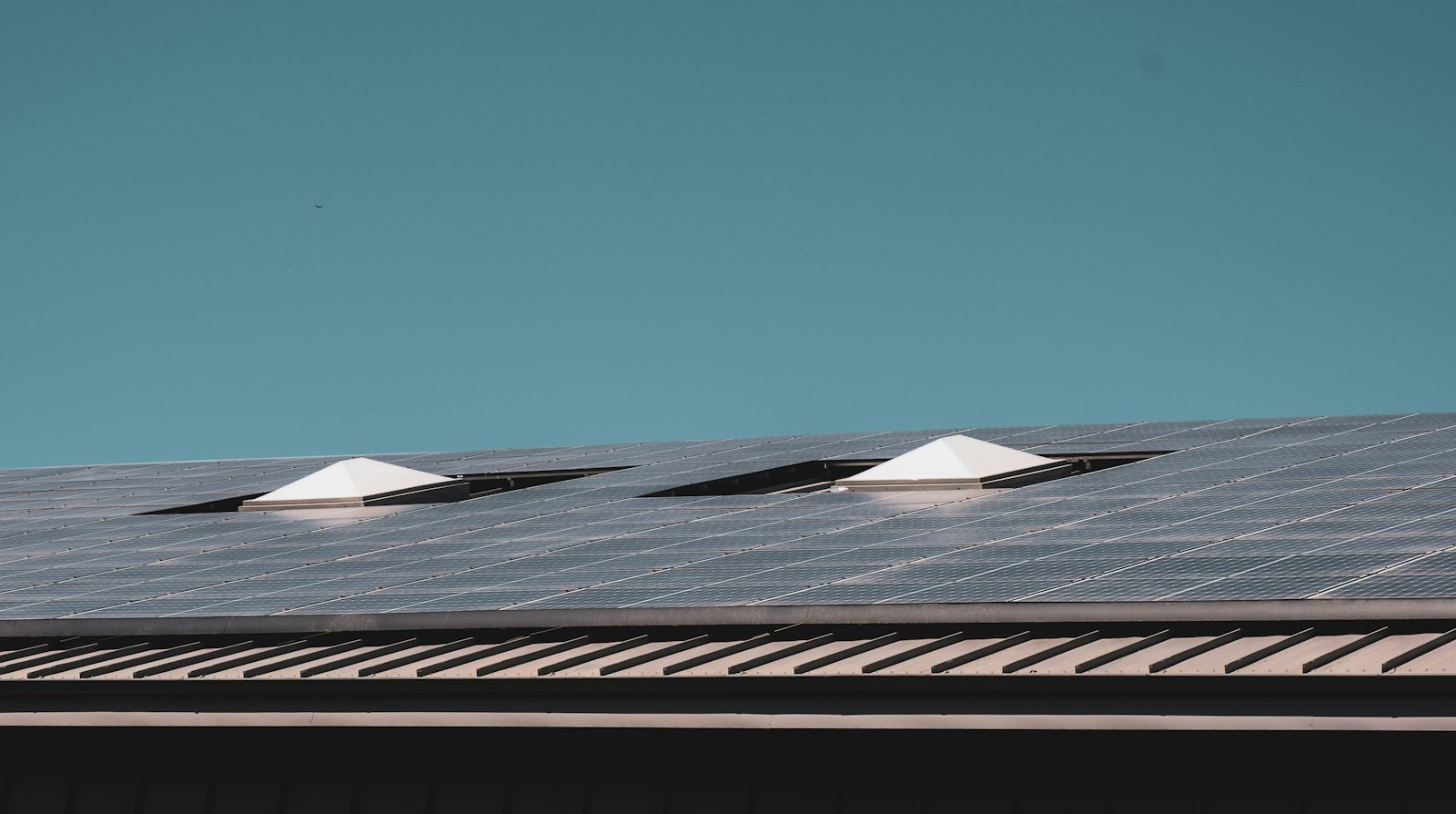 Panneaux photovoltaïques installés sur une toiture